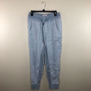 Anthropologie light blue jogger pants drawstring size small